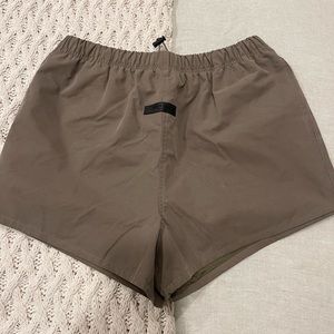 ESSENTIALS Brown Cotton Shorts, size L